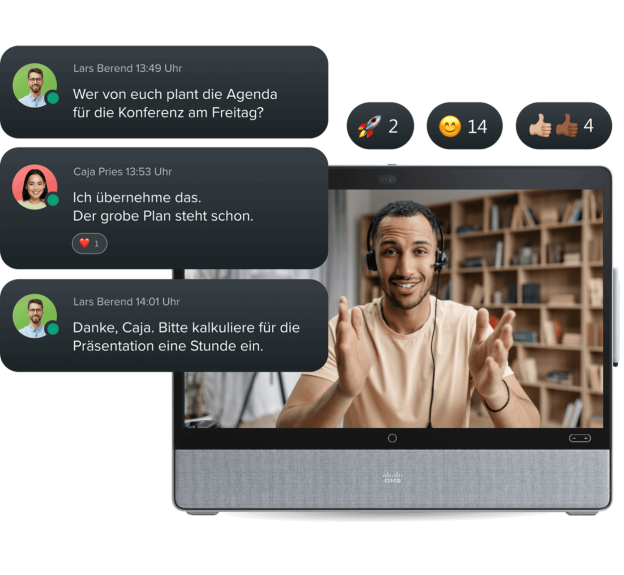 Meetings und Messaging mit Webex f&uuml;r Placetel