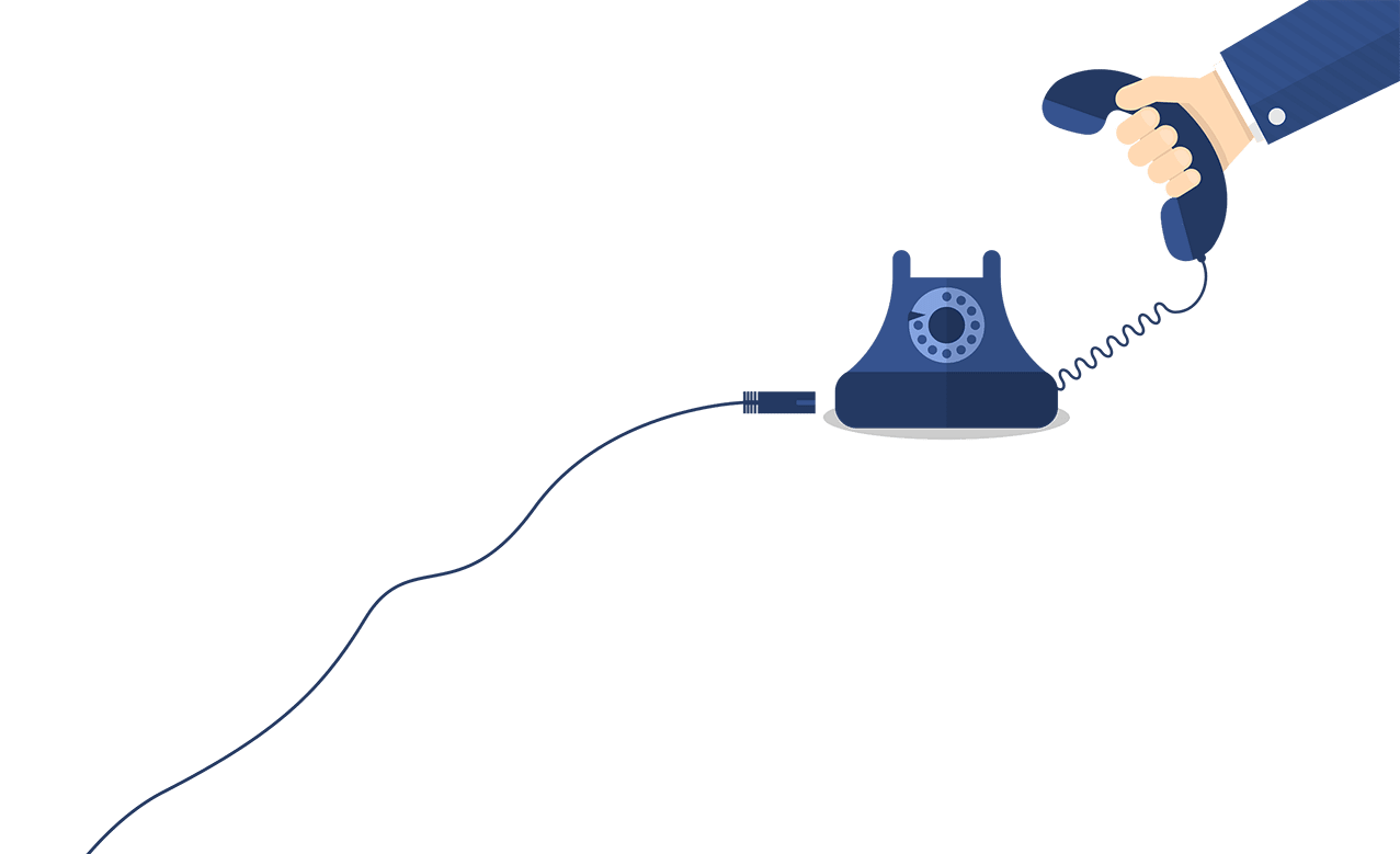 Bild eines Schnurtelefons