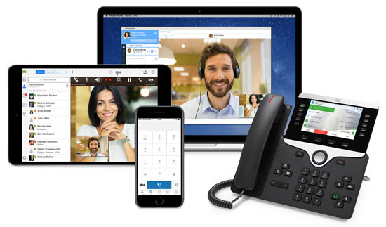 Videokonferenzen auf verschiedenen Endgeräten