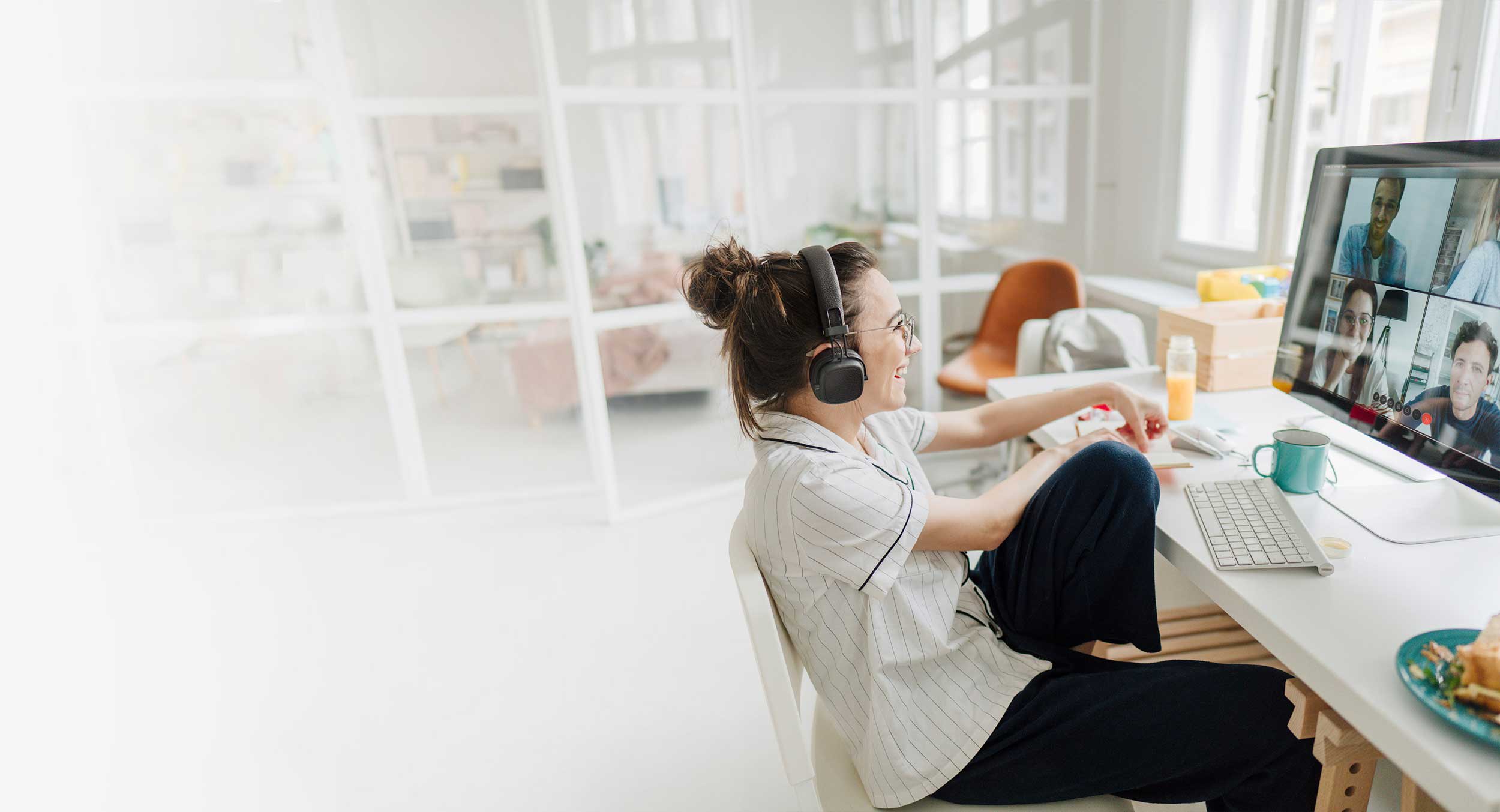 Online-Meeting aus dem Homeoffice mit Webex