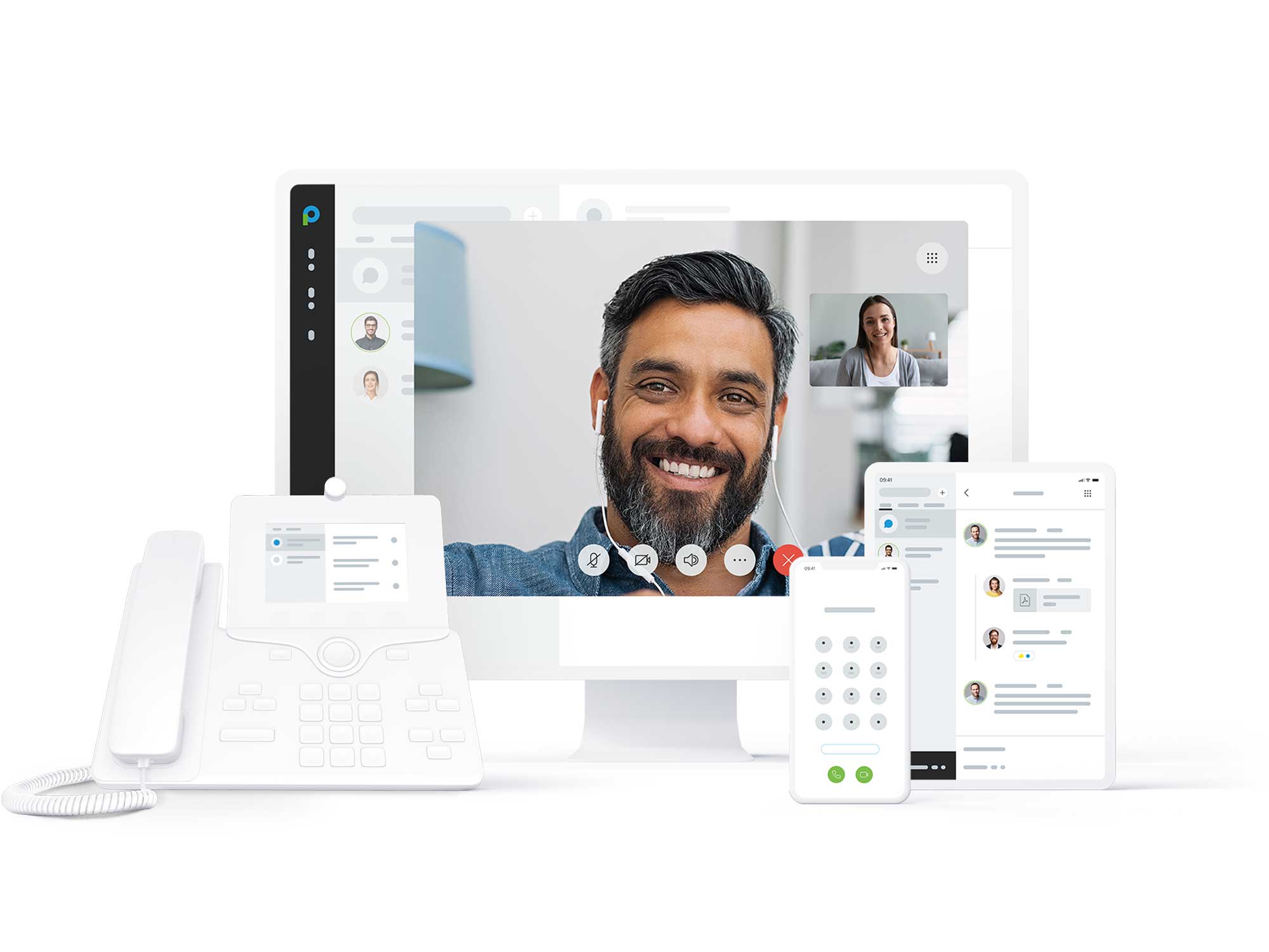 Cloud-Telefonie, Team-Messaging und Online-Meetings mit Webex für Placetel