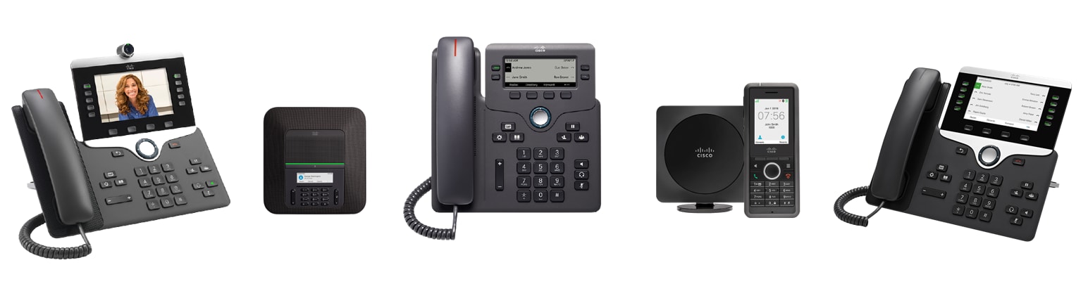 Verschiedene IP-Telefonmodelle von Cisco