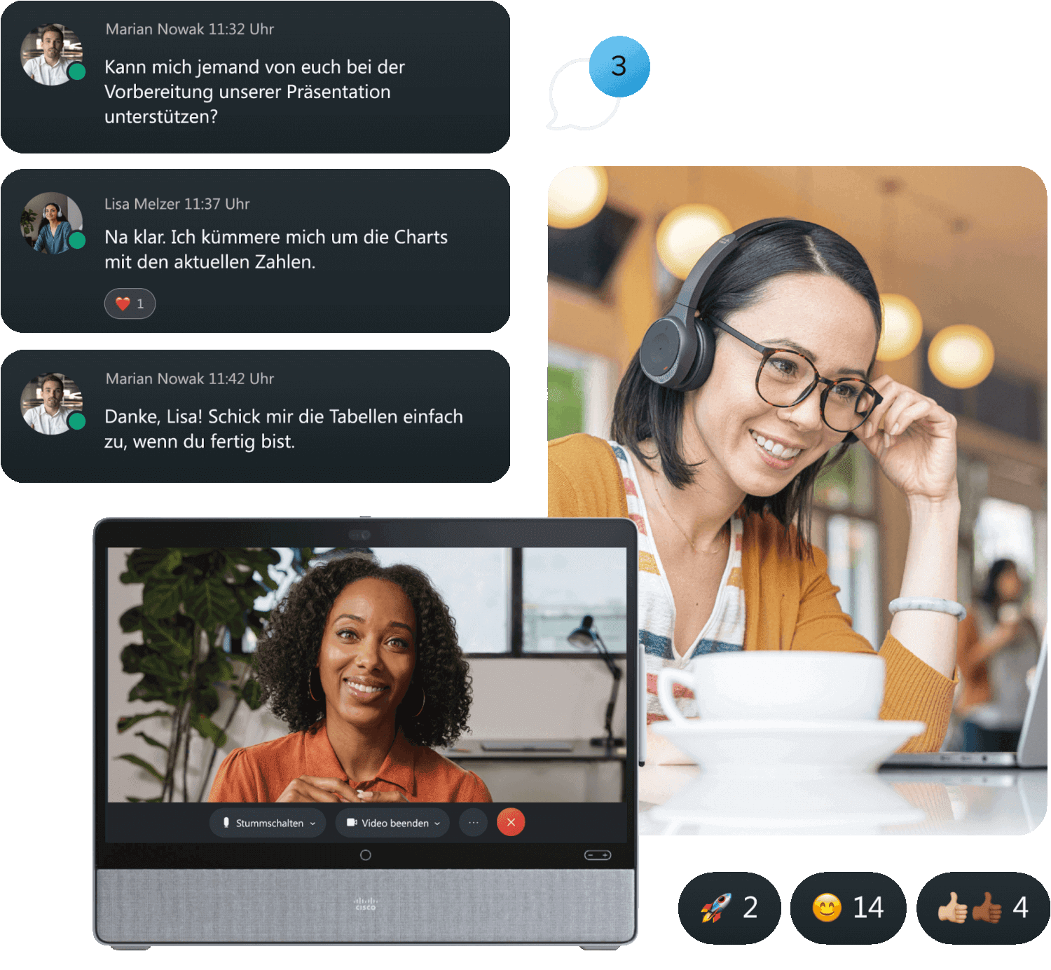 UC-Client mit Instant Messaging & Videokonferenzen