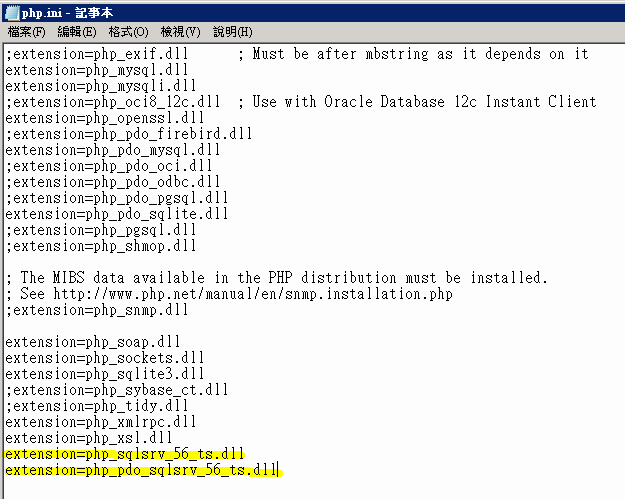 this extension requires the odbc driver 11 for sql server