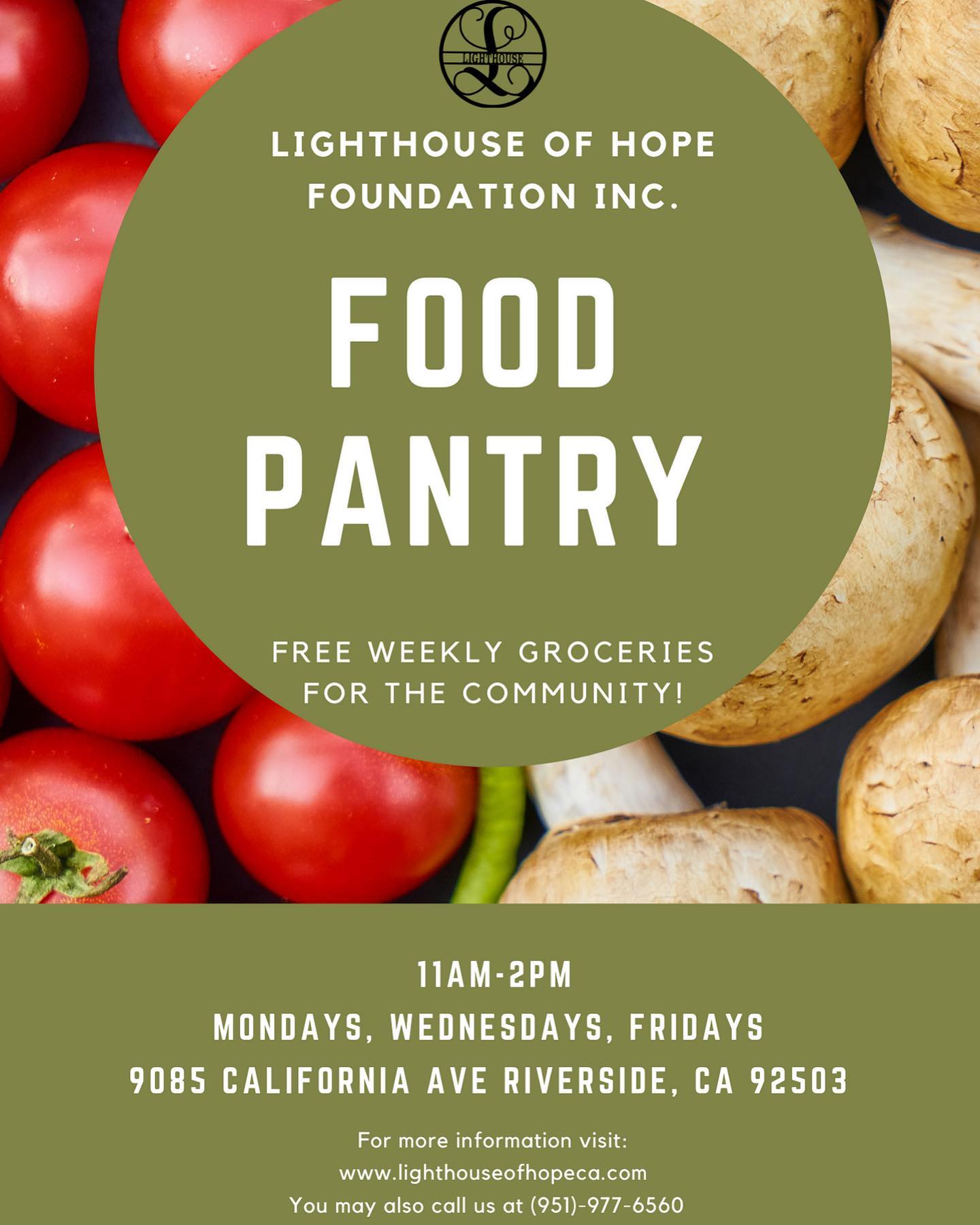 Lighthouse of Hope Foundation Food Pantry Campus Riverside