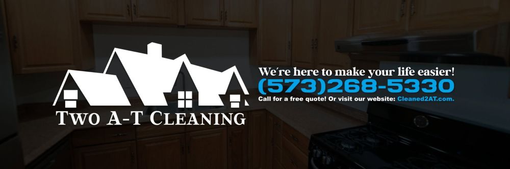 Two A-T Cleaning banner