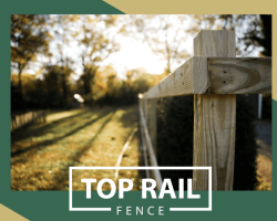 Top Rail Fence Northern Virginia