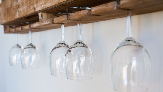 Featured image for DIY Wine Bottle + Stemware Rack