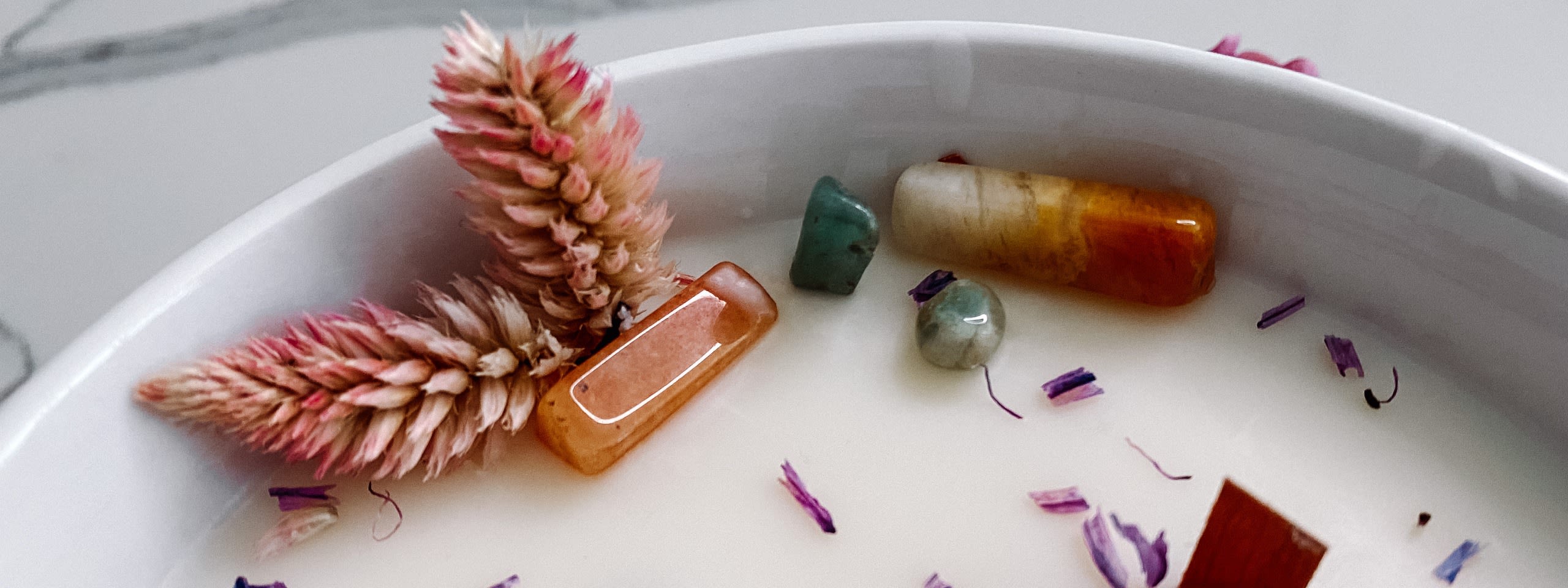 Soy Candle Making Class: Crystals and Botanicals