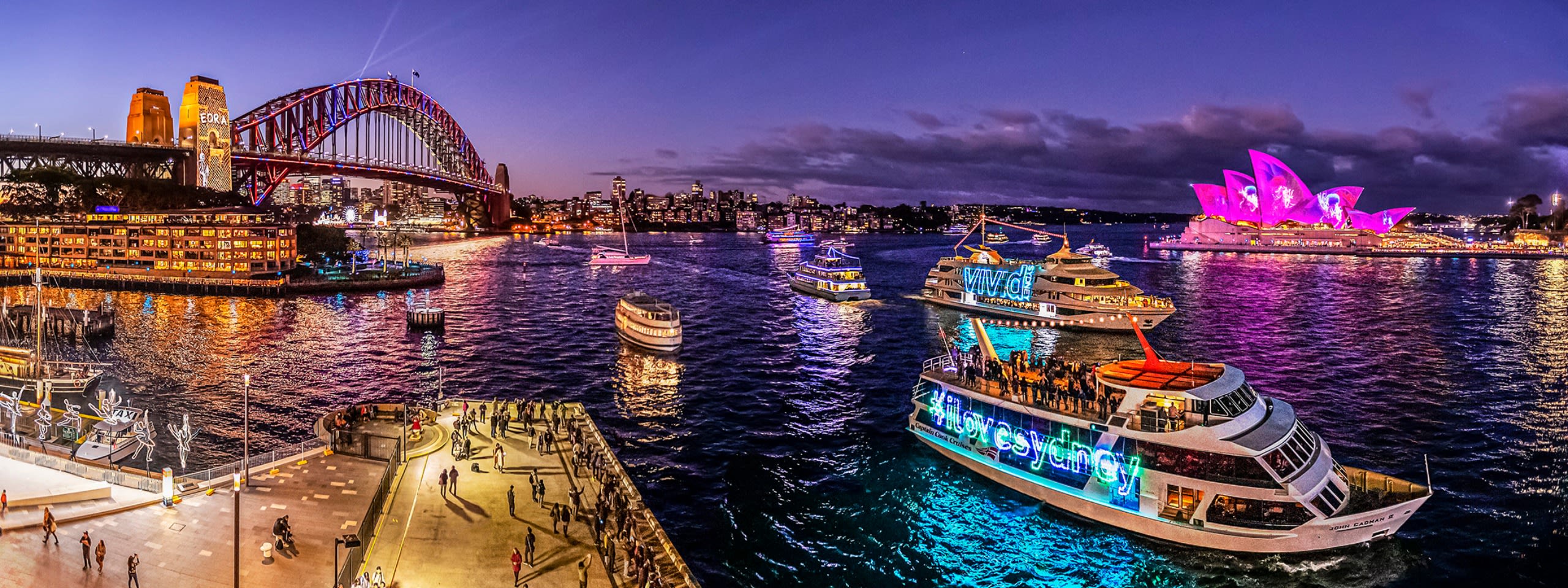 vivid sydney lights cruise