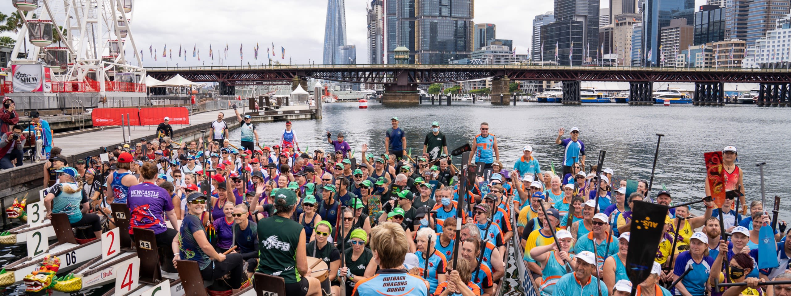 chinese new year dragon boat racing darling harbour
