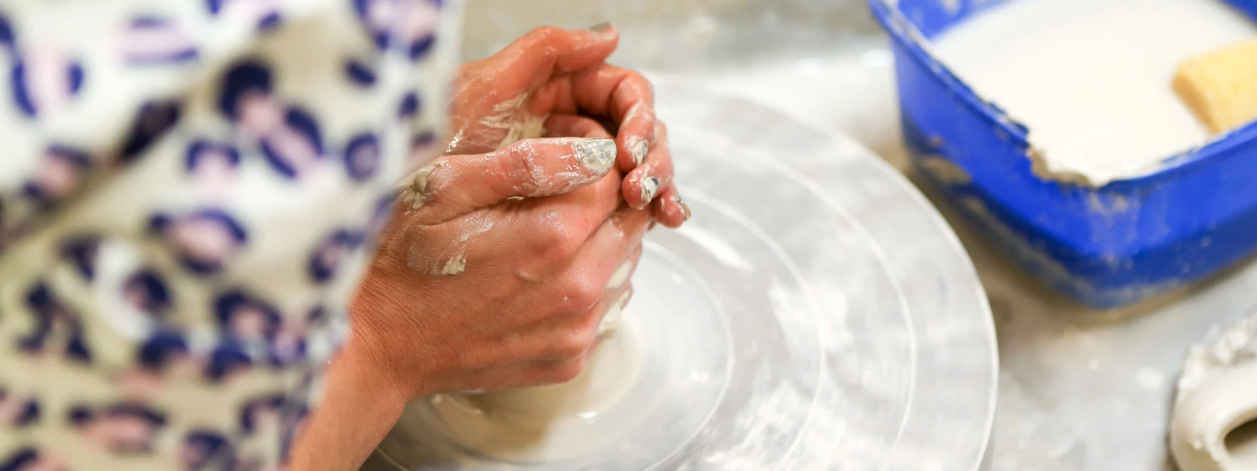 Ceramics: beginner wheel throwing (Sunday mornings)