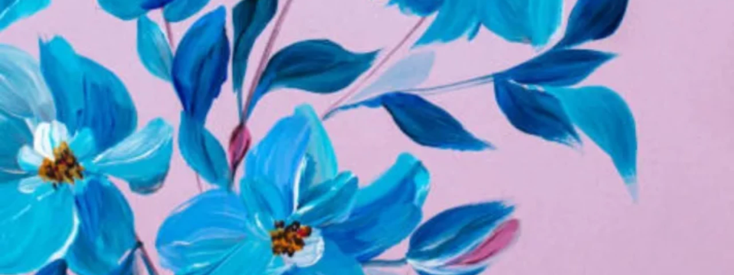 Painting: flowers in acrylics @ Ultimo Community Centre