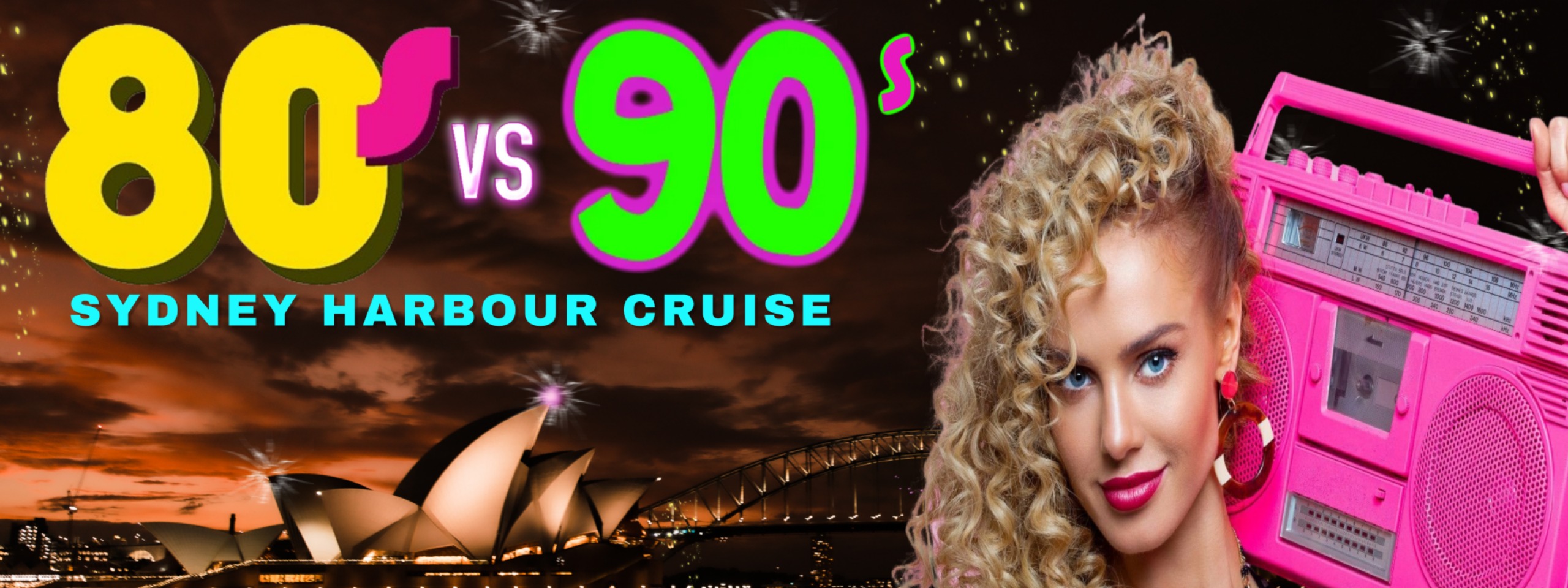 80s dinner cruise sydney