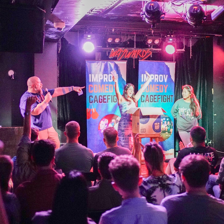 Improv comedy cagefight
