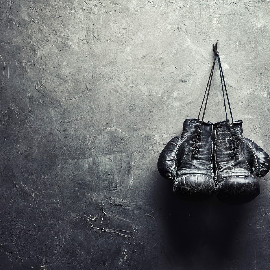 One-on-one boxing padwork