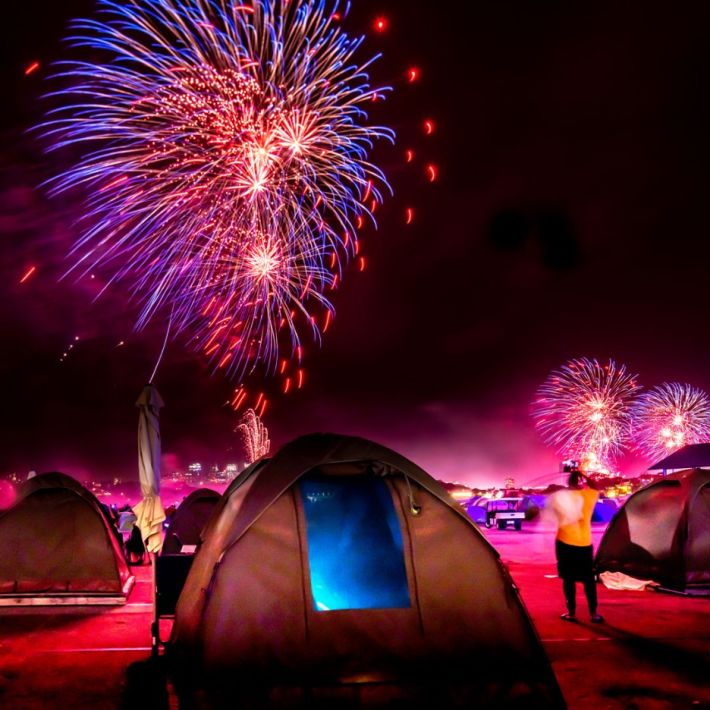 Cockatoo Island NYE Camping Experience