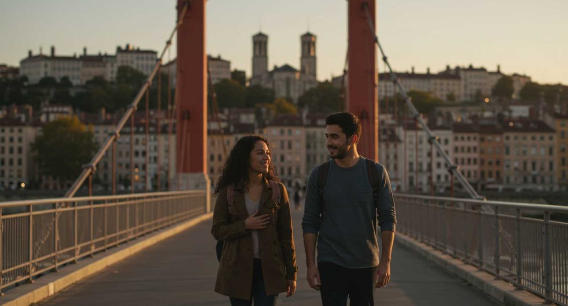 bridge,romance,love,evening,bag,travel,honeymoon