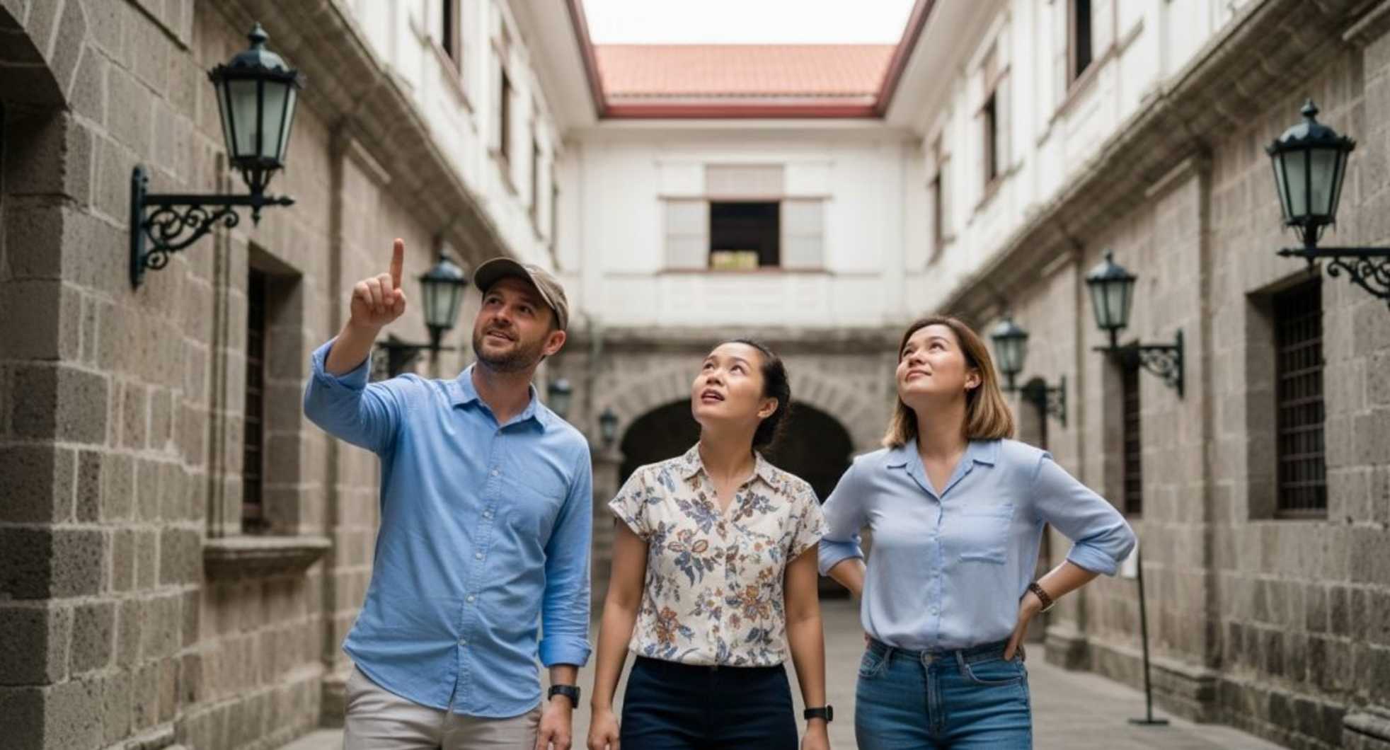 temple,standing,happiness,pedestrian,waist,leisure