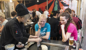 Okonomiyaki experience: Osaka's world famous pancake