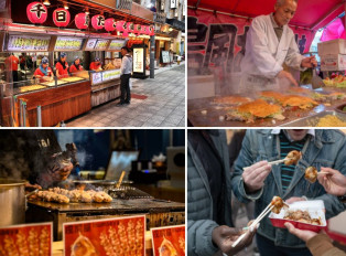 Street food allows many food stops