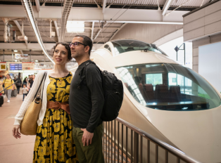 Bullet train from Tokyo to Kyoto