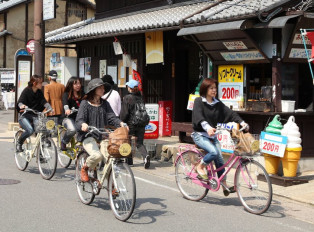 Consider renting a helmet alongside your bicycle 