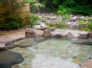 Hot springs in Hakone, Japan