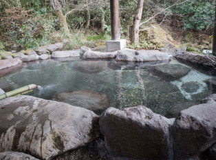 Therapeutic hot springs, known as onsen, in Japan