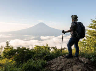 The most fun option is climbing Mount Fuji.