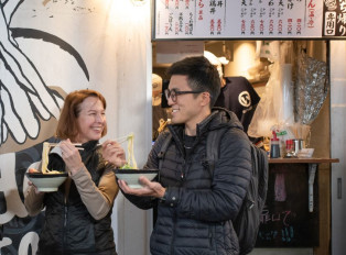 Tokyo's diverse food scene with a local guide