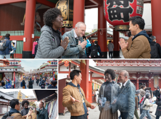 Exploring old Asakusa on your private half day tour