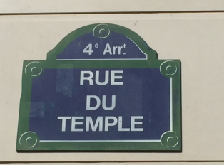 Rue du Temple in Paris