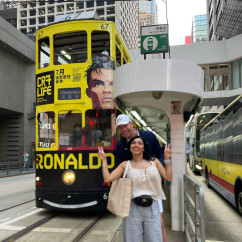 Catch the Tram – Posing by the Legendary Hong Kong Ding Ding