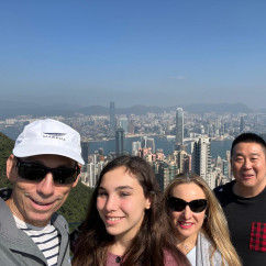 Peak Family Memories – Sky-High Smiles Over Hong Kong’s Skyline