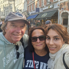 Friendly moments with new friends in Europe