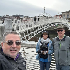 Exploring Dublin: Friendly Faces at the Ha'penny Bridge