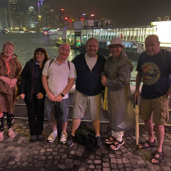 A night to remember – soaking in the sparkle of the skyline with great company.