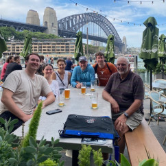 Cheers with a View: Raising a Glass by Sydney Harbour