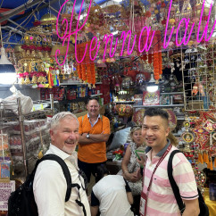 Smiles Amidst the Henna and Trinkets