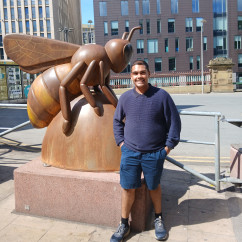 The Art of Happiness: Standing Tall with the Busy Bee