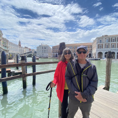 Sunlit Stroll by the Venetian Canals