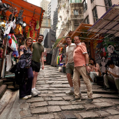 Exploring Hidden Alleyways with Friends