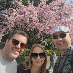 Under the Cherry Blossom Canopy: Joyful Moments