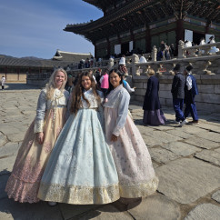 Embracing Tradition at the Palace Gates