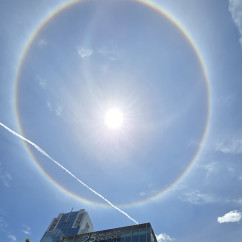 Halo in the Sky: A Moment of Wonder