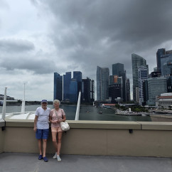 Cloudy Horizons: A Stroll through Singapore's Skyline