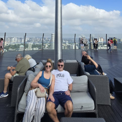 Sky-high Serenity: Relaxing on a Rooftop Paradise