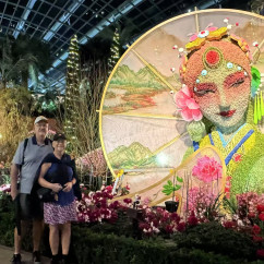 Enchanting Evening in a Floral Wonderland