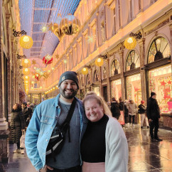 Enchanting Evening Strolls in a Gilded Gallery